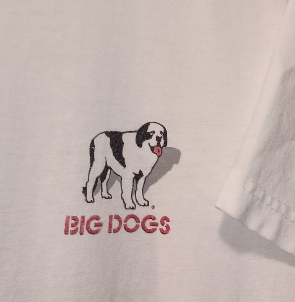 Vintage Big Dog I Do Own The Road T-shirt Size Medium - Picture 8 of 8